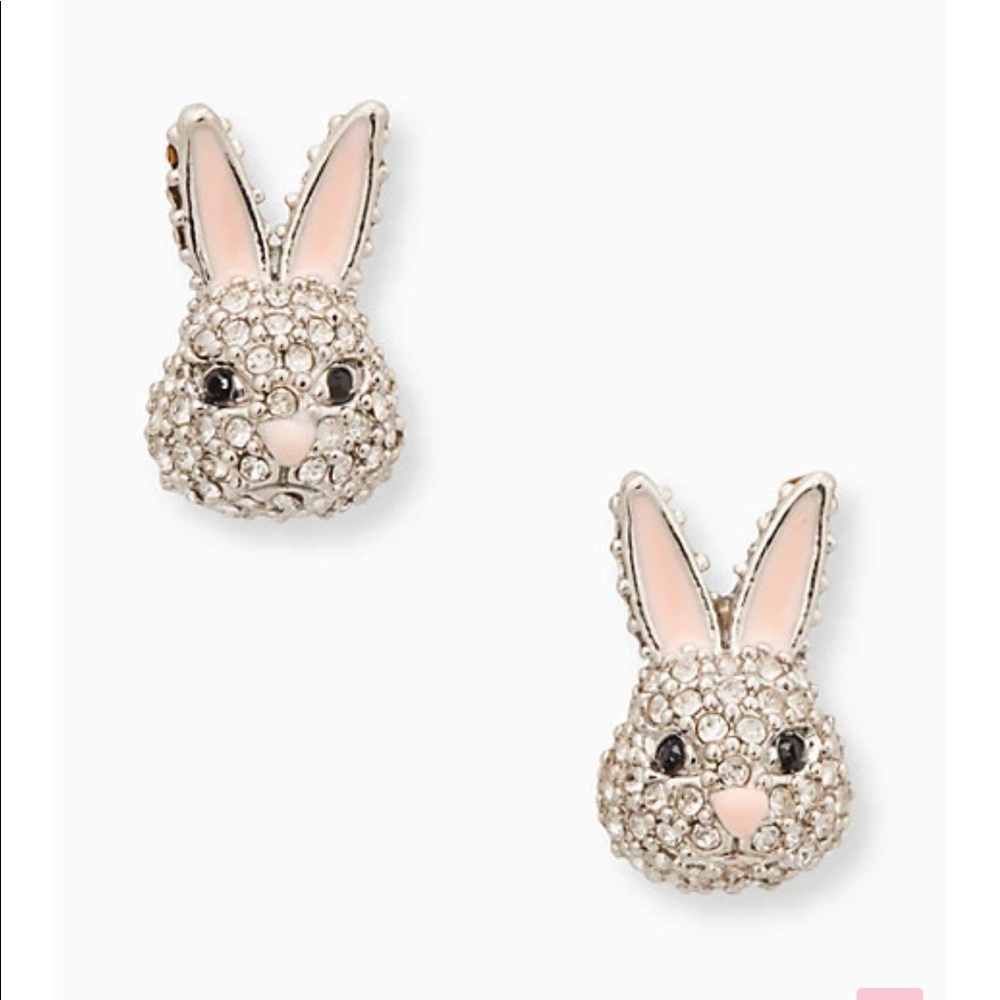 Kate Spade make magic rabbit studs